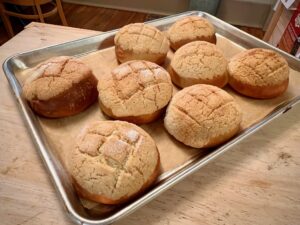 Melonpan buns