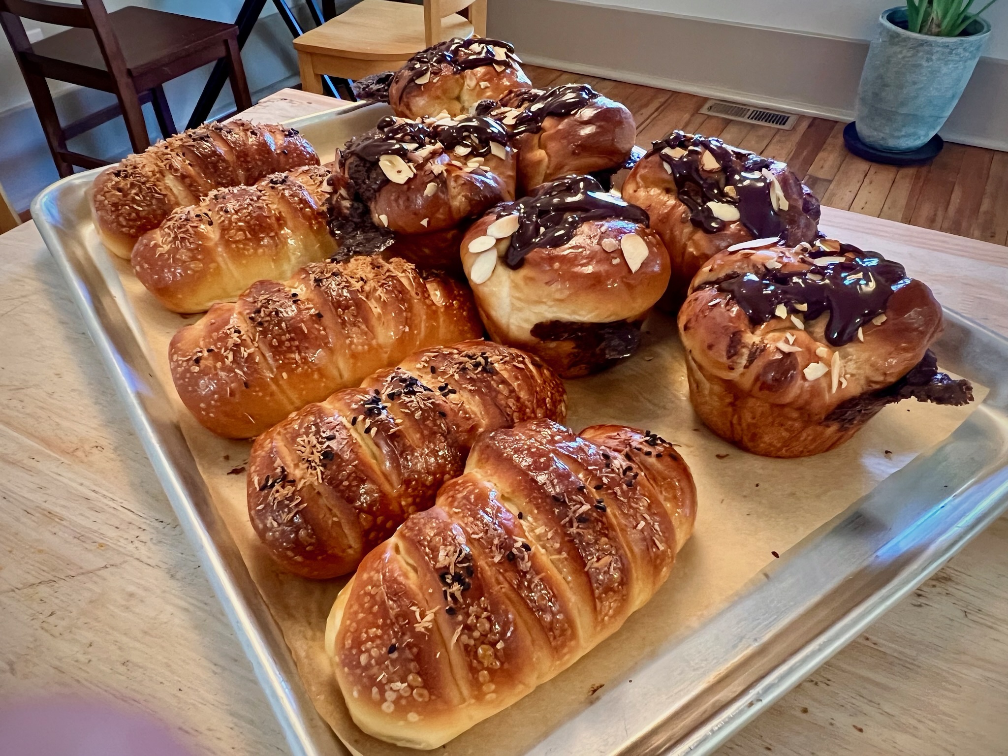 Mmmm...buns, ready to serve