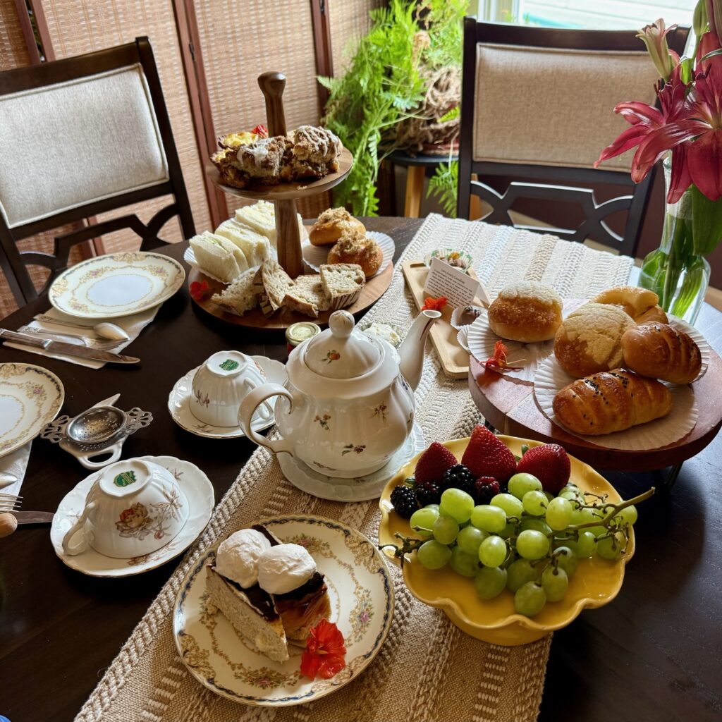 High Tea at the table.